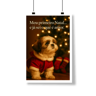 Nome do produto Poster Natal Pet