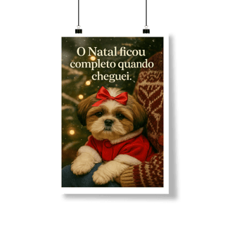 Nome do produto Poster Natal Pet