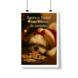 Nome do produto Poster Natal Pet