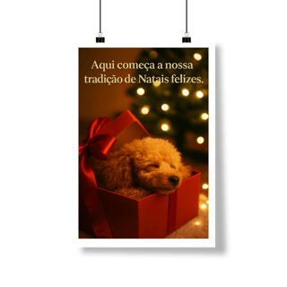Nome do produto Poster Natal Pet