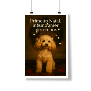 Nome do produto Poster natal pet