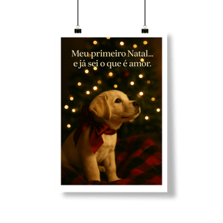 Nome do produto Poster Natal Pet