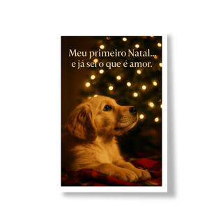 Nome do produto Poster Natal Pet