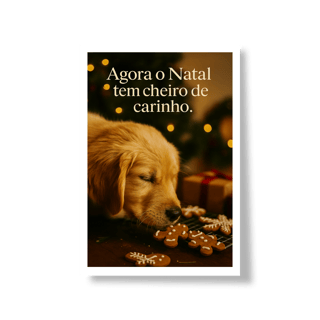 Nome do produto Poster Natal Pet