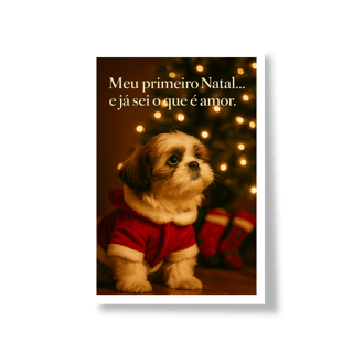 Nome do produto Poster Natal Pet
