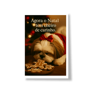 Nome do produto Poster Natal Pet
