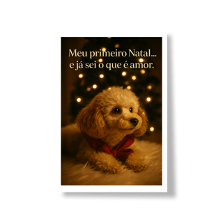 Nome do produto Poster Natal Pet