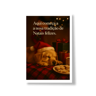 Nome do produto Poster Natal Pet