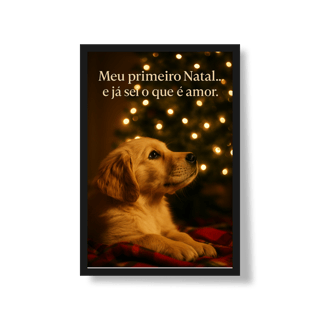 Nome do produto Poster Natal Pet