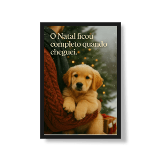 Nome do produto Poster Natal Pet