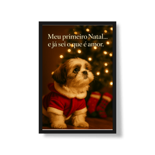 Nome do produto Poster Natal Pet