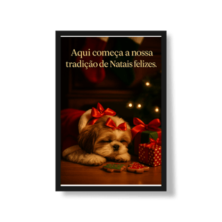 Nome do produto Poster Natal Pet