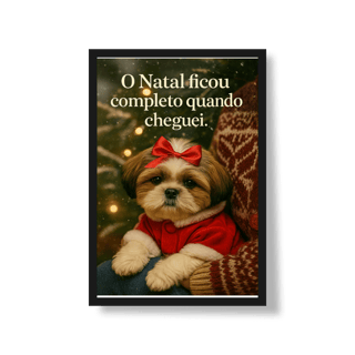Nome do produto Poster Natal Pet