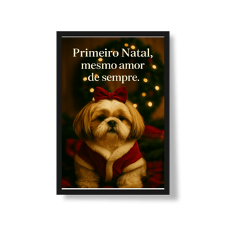 Nome do produto Poster Natal Pet