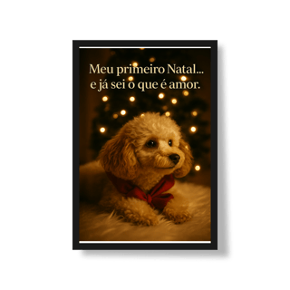 Nome do produto Poster Natal Pet