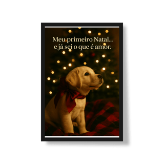 Nome do produto Poster Natal Pet