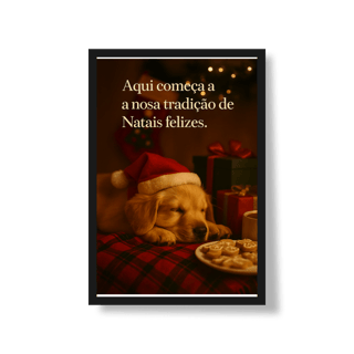 Nome do produto Poster Natal Pet