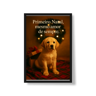 Nome do produto Poster Natal Pet