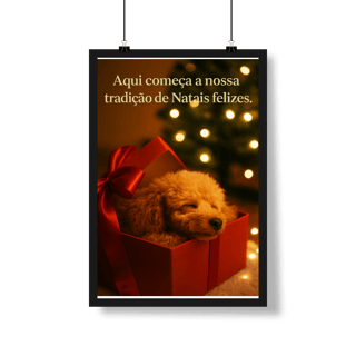 Nome do produto Poster Natal Pet