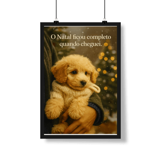 Nome do produto Poster natal pet