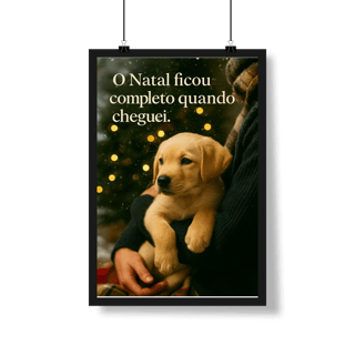 Nome do produto Poster natal pet