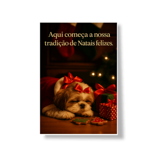 Nome do produto Poster Natal Pet