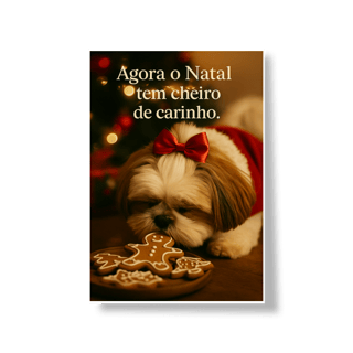 Nome do produto Poster Natal Pet