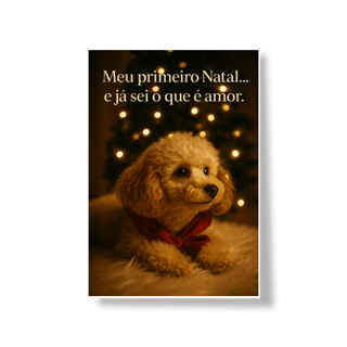 Nome do produto Poster Natal Pet