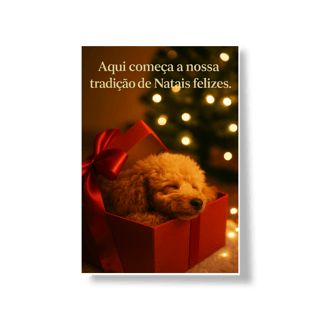 Nome do produto Poster Natal Pet