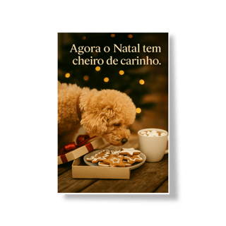 Nome do produto Poster natal Pet