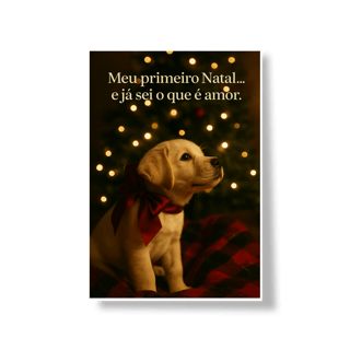 Nome do produto Poster Natal Pet