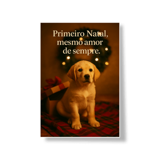 Nome do produto Poster Natal Pet