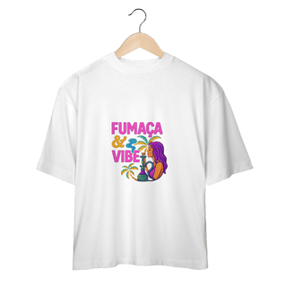 Camiseta Oversized Fumaça & Vibe