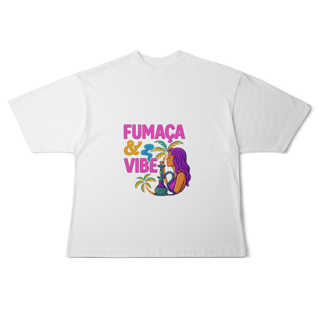 Nome do produtoCamiseta Oversized Fumaça & Vibe