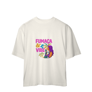Nome do produtoCamiseta Oversized Fumaça & Vibe
