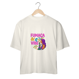 Nome do produtoCamiseta Oversized Fumaça & Vibe