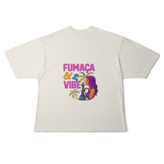 Nome do produtoCamiseta Oversized Fumaça & Vibe