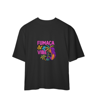 Nome do produtoCamiseta Oversized Fumaça & Vibe