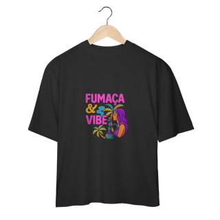 Nome do produtoCamiseta Oversized Fumaça & Vibe