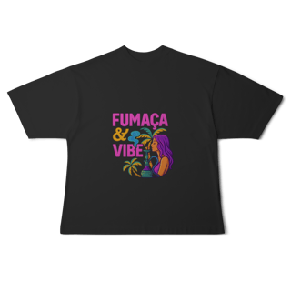 Nome do produtoCamiseta Oversized Fumaça & Vibe