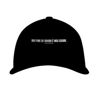 Nome do produto Boné Prime Comfort | Meu fone de ouvido é meu escudo