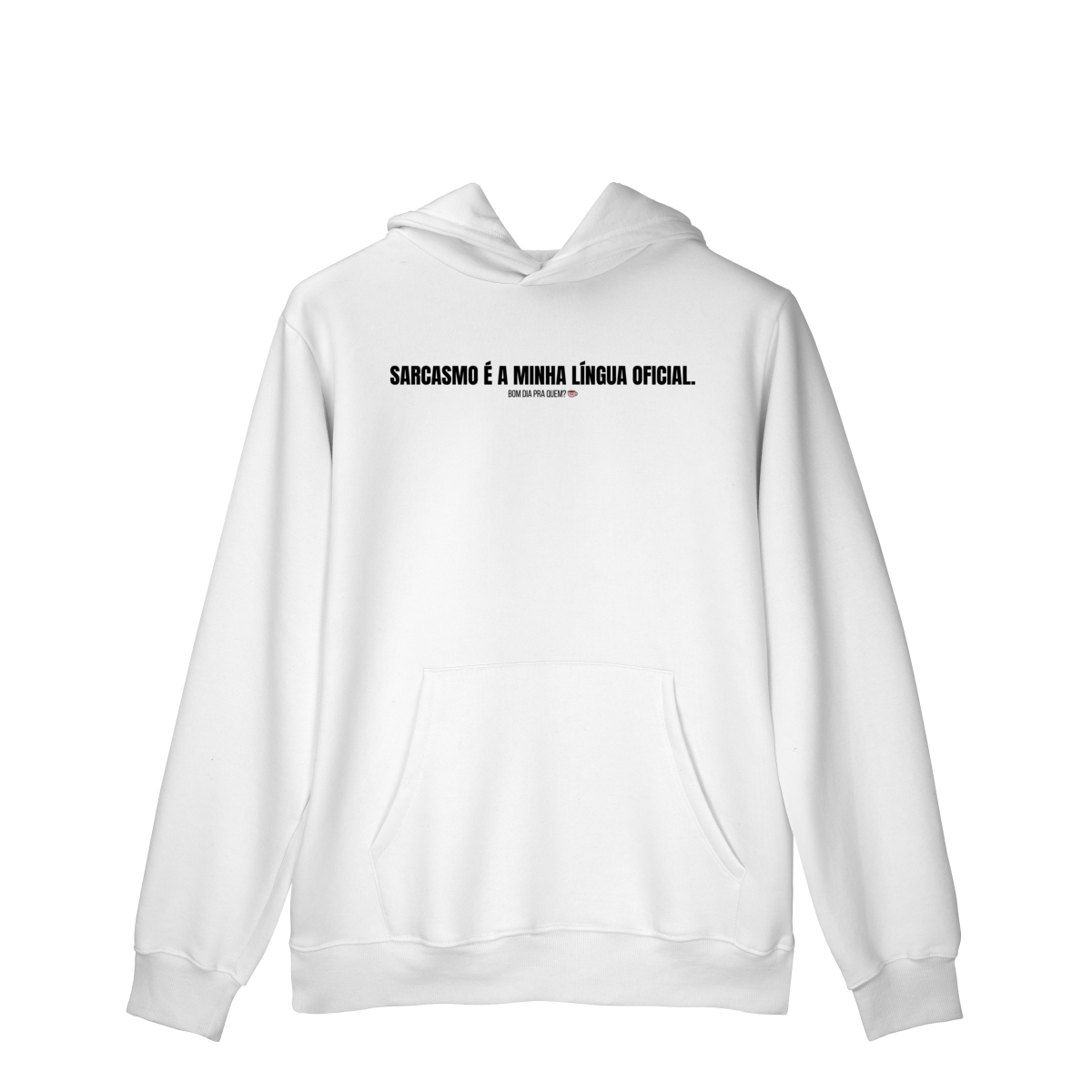 Nome do produto: Moletom Prime Canguru | Sarcasmo é a minha língua oficial