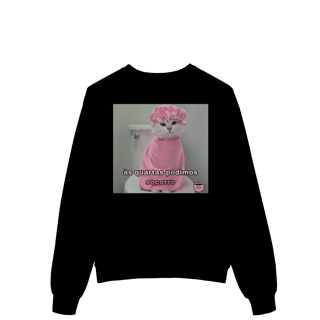 Nome do produto Moletom Prime Fechado | As quartas pedimos socorro