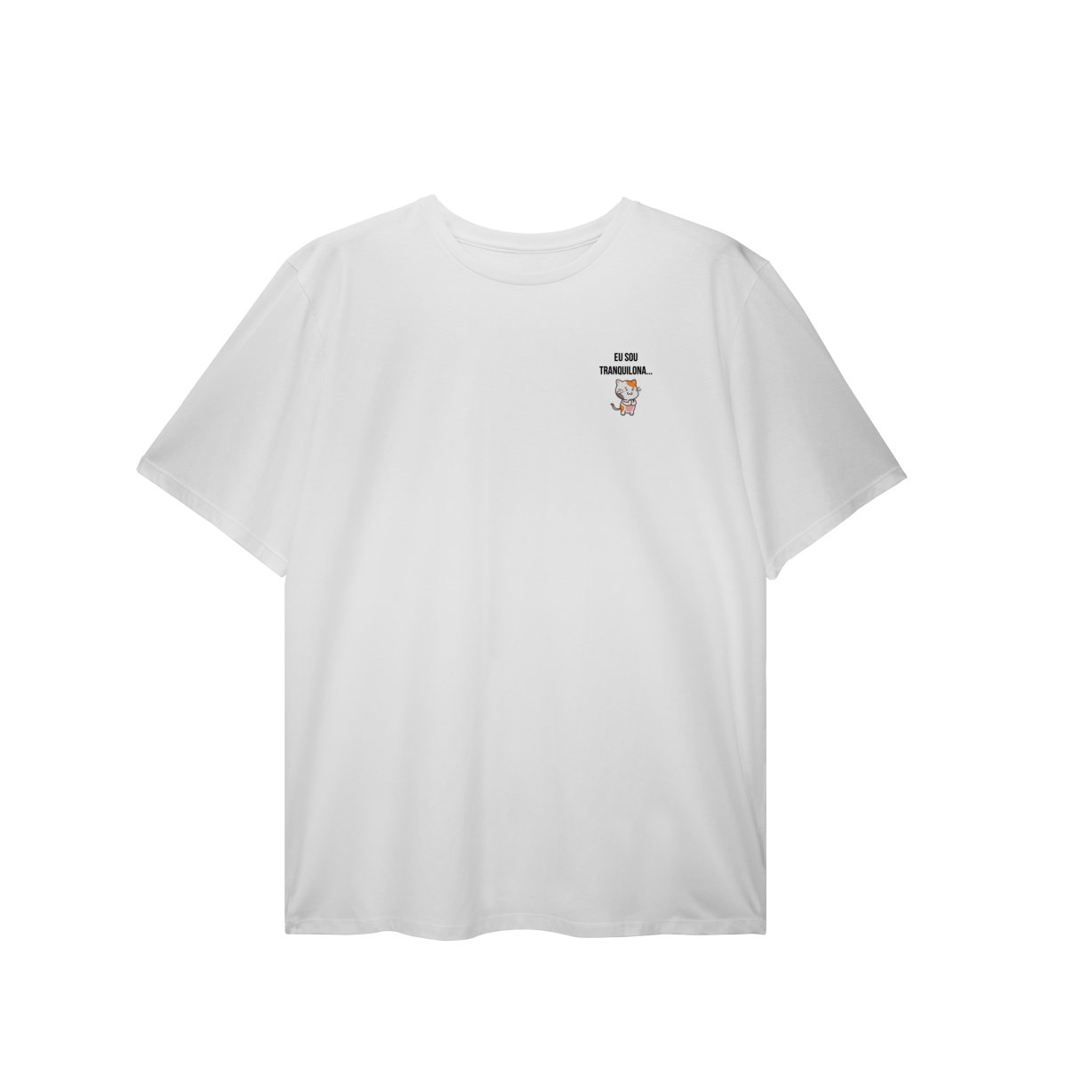 Nome do produto: T-Shirt Plus Size | Eu sou tranquilona