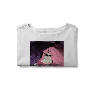 Nome do produto Cropped | Meu tempo sozinha