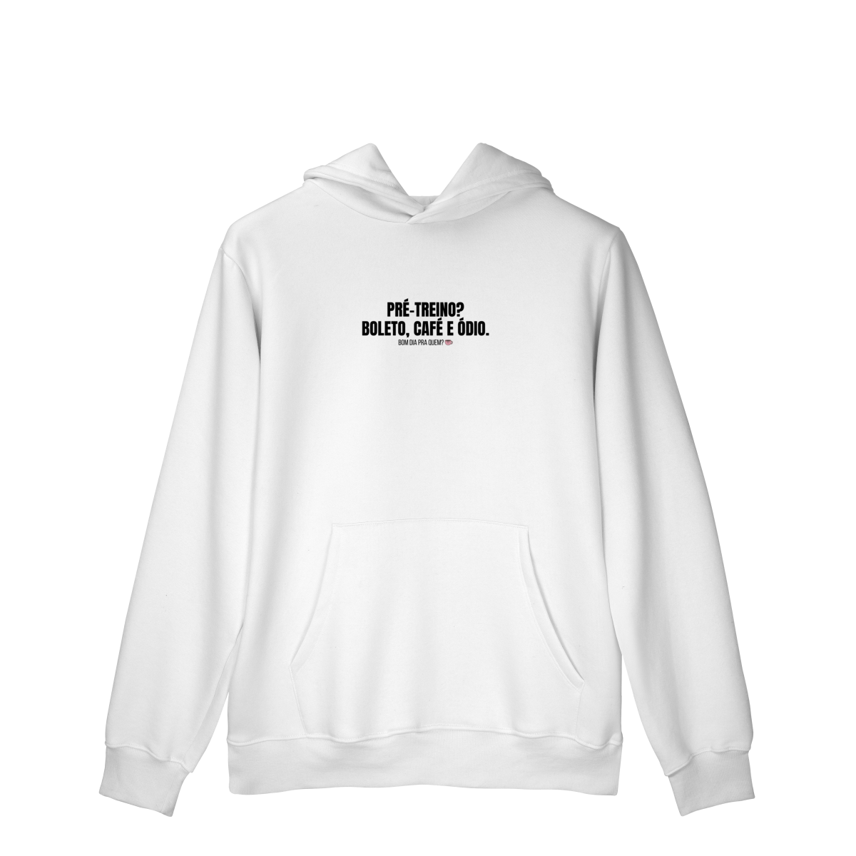 Nome do produto: Moletom Prime Canguru | Pré-treino? Boleto, café e ódio