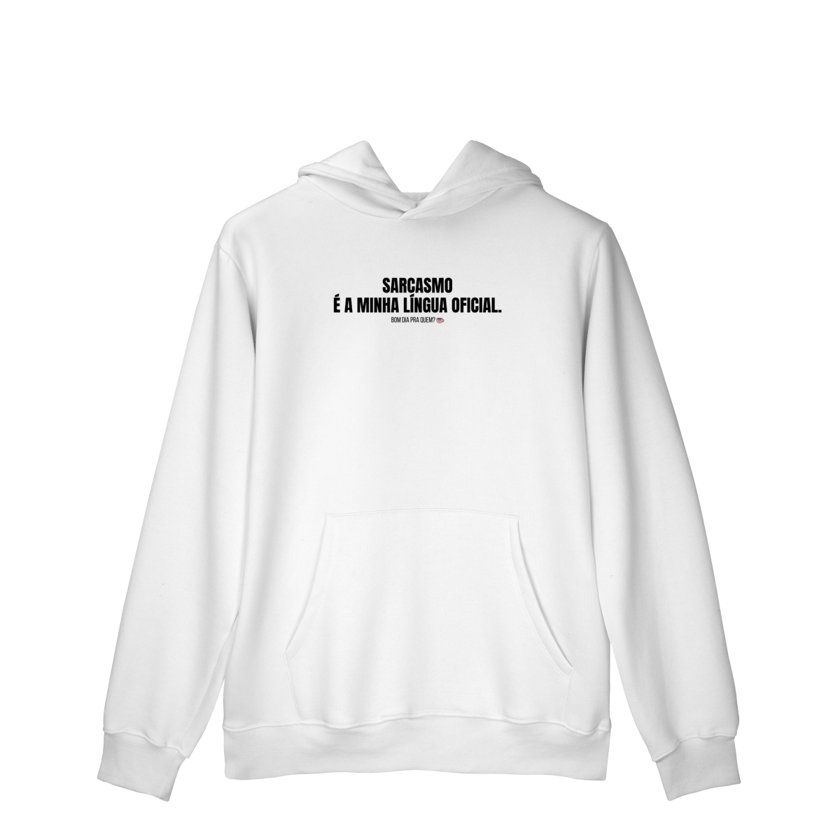 Nome do produto: moletom canguru || minha língua oficial