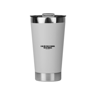 Nome do produto copo térmico || o que não tem de tamanho