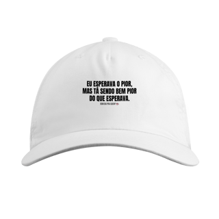 Nome do produto boné || eu esperava o pior