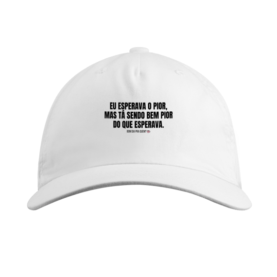 boné || eu esperava o pior